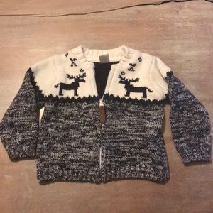 Carters kids moose sweater size 12 month